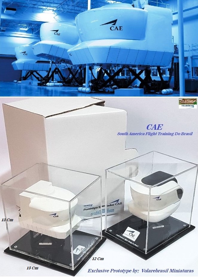 RÉPLICA SIMULADOR de VOO CAE - FLIGHT SIMULATOR MODEL MINIATURE